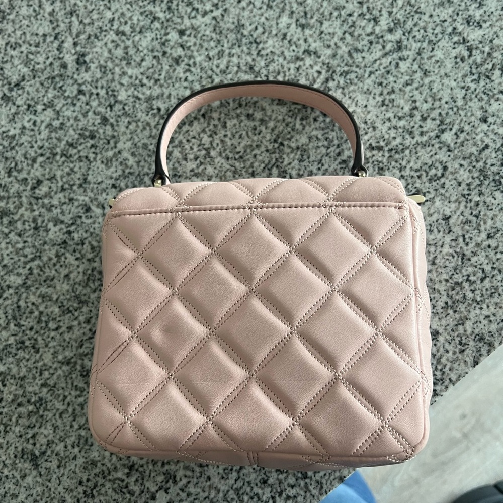 Pink Quilted Handbag - Picture 2 of 4